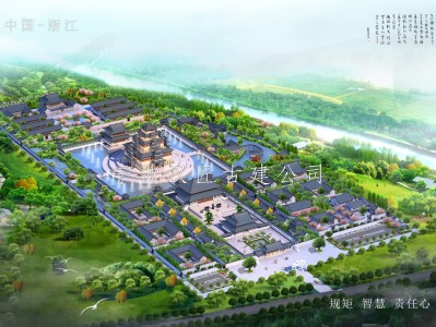 吴川古建筑工程施工方案总体规划图