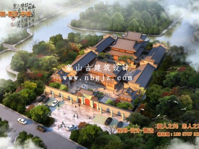 吴川天福寺重建规划效果图